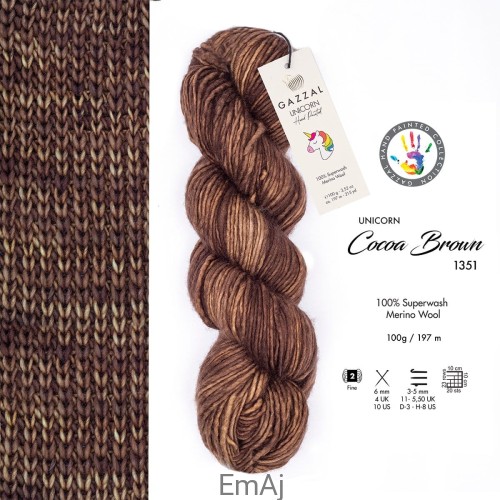 Włóczka Gazzal Unicorn merino 1351