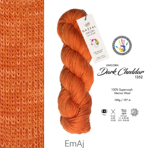 Włóczka Gazzal Unicorn merino 1352