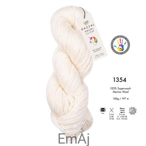 Włóczka Gazzal Unicorn merino 1354