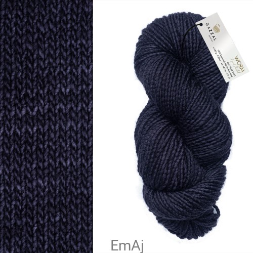 Worm Gazzal Super Fine Merino 100% 3848 Phantom