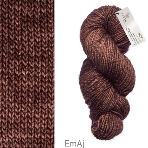 Worm Gazzal Super Fine Merino 100% 3855 Tortoise Shell