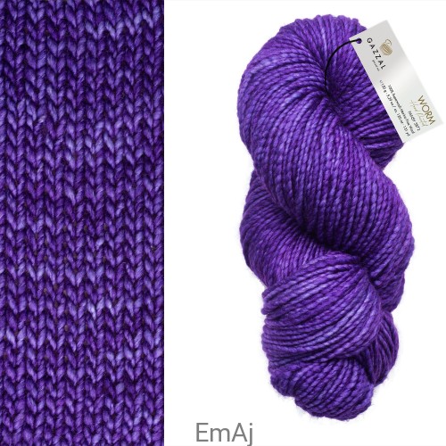 Worm Gazzal Super Fine Merino 100% 3872 Pansy