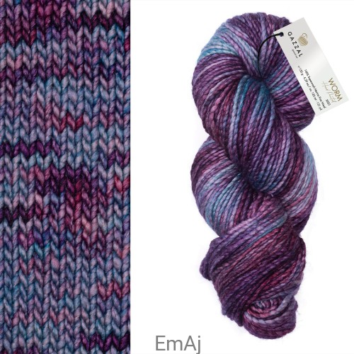 Worm Gazzal Super Fine Merino 100% 3883