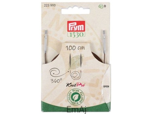 Żyłka obrotowa do drutów PRYM KnitPro 100 cm Knit PRO 223993