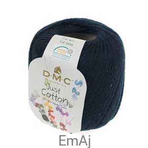DMC Just cotton N11 CZARNY