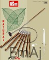 Szydełko tunezyjskie afgańskie KnitPro Natural Prym 4,5 mm 223723